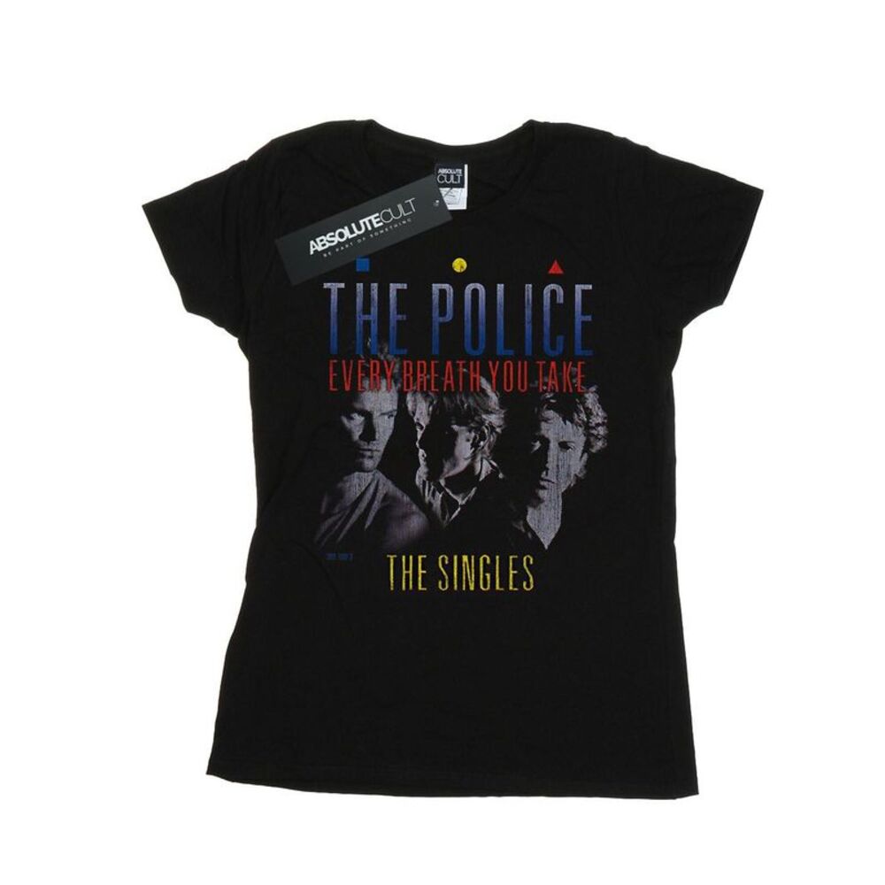 The Police Womens/Ladies Every Breath You Take Cotton T-Shirt / Black